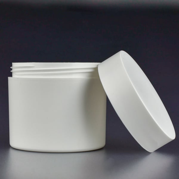 Evyta 100 ml double-wall jar – white