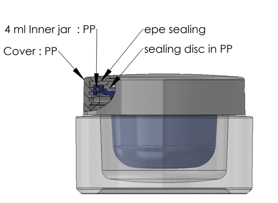 Product image or technical drawing