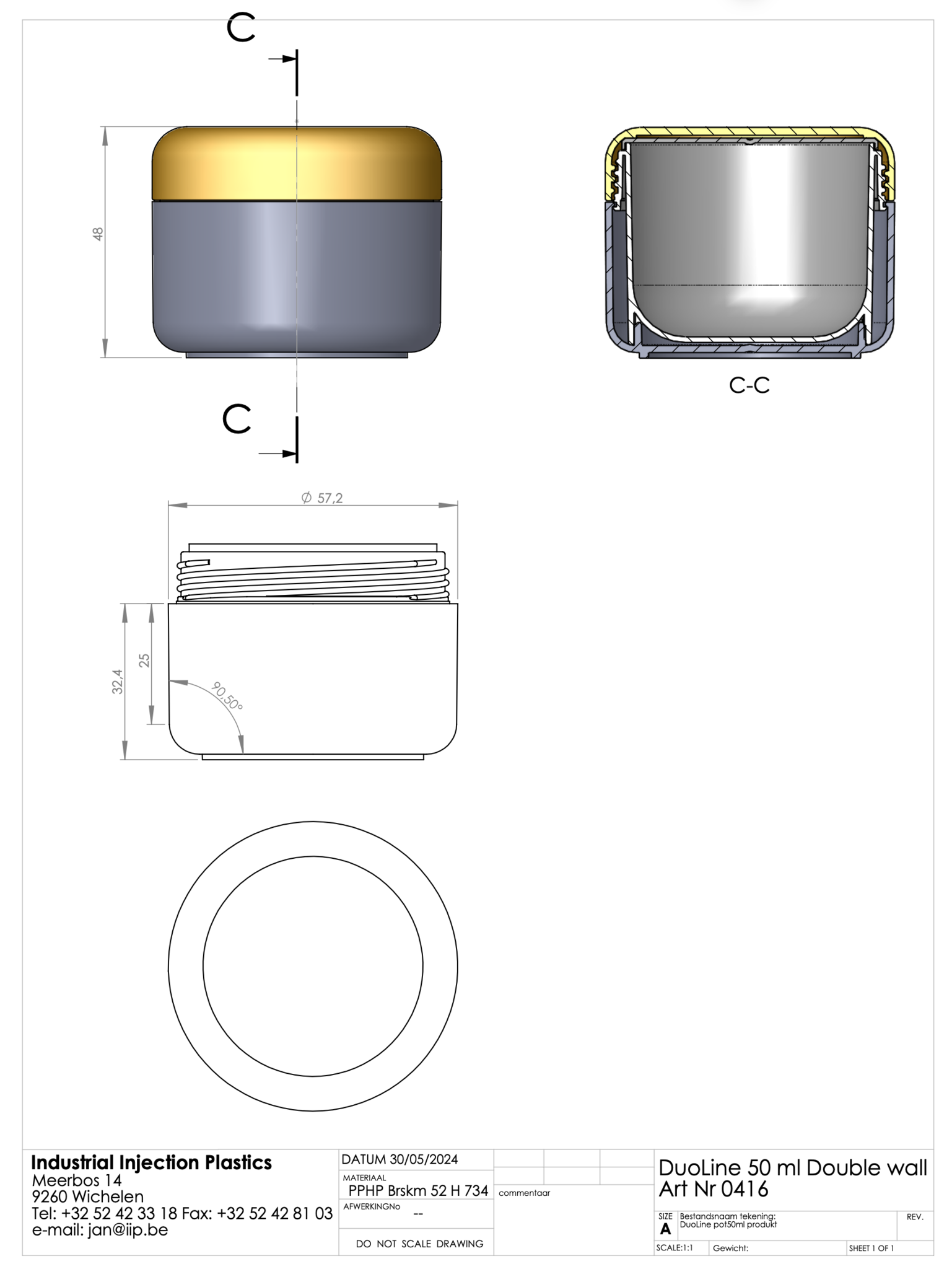 Produktbild oder technische Zeichnung