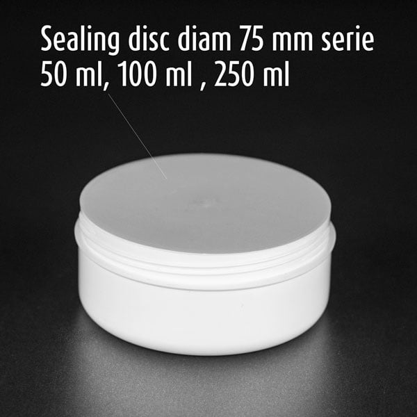 Sealing disc (PP) for Standard Serie (50ml, 100 ml en 250 ml)
