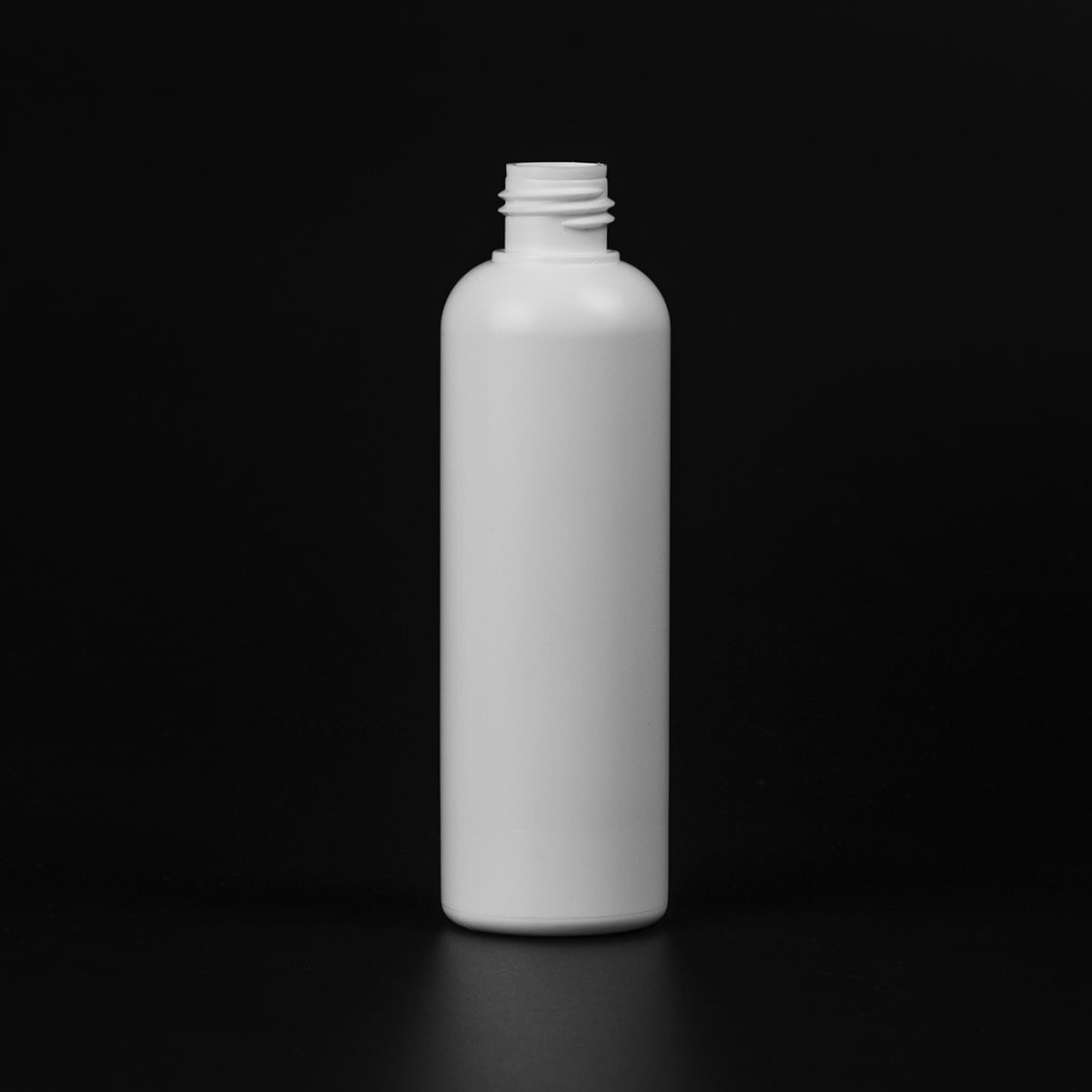 100 ml Boston Round HDPE - white - 20/410