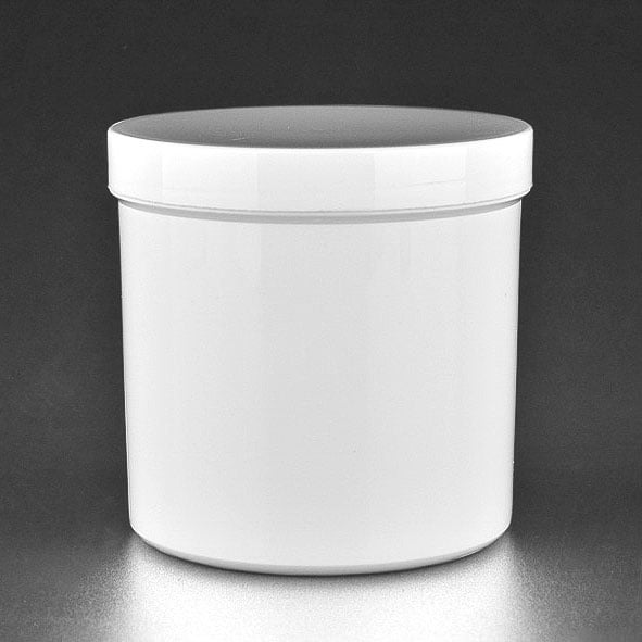 250 ml plastic jar Standard Serie in PP - Sharp edge cover