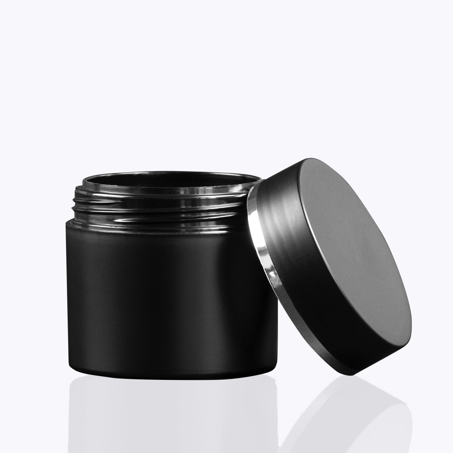 Evyta 50 ml double-wall jar – black