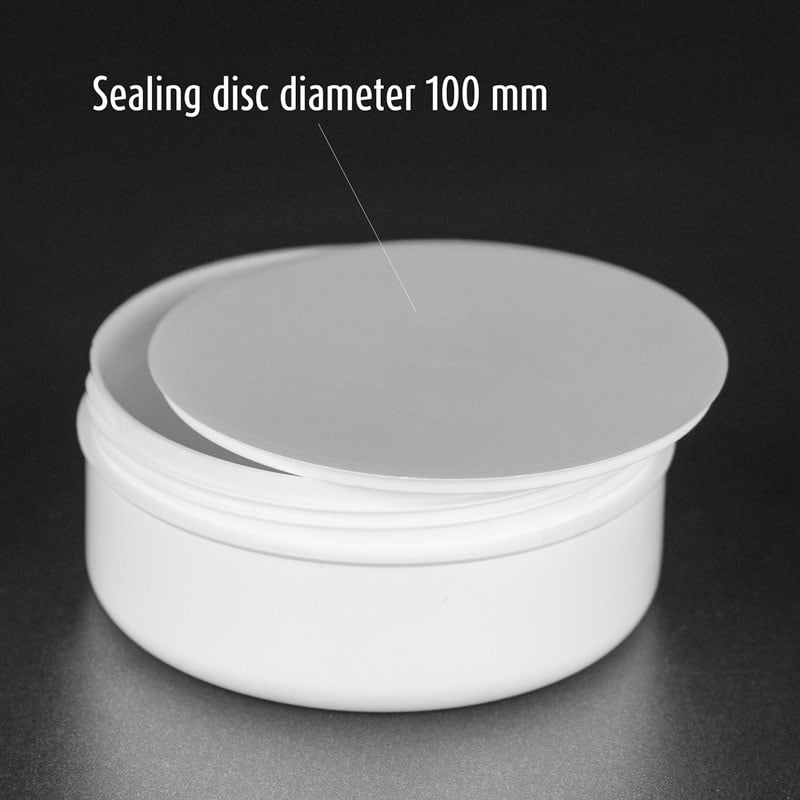Sealing disc (PP) for Softline 150 and 250 ml and 500ml pot diameter 100 mm