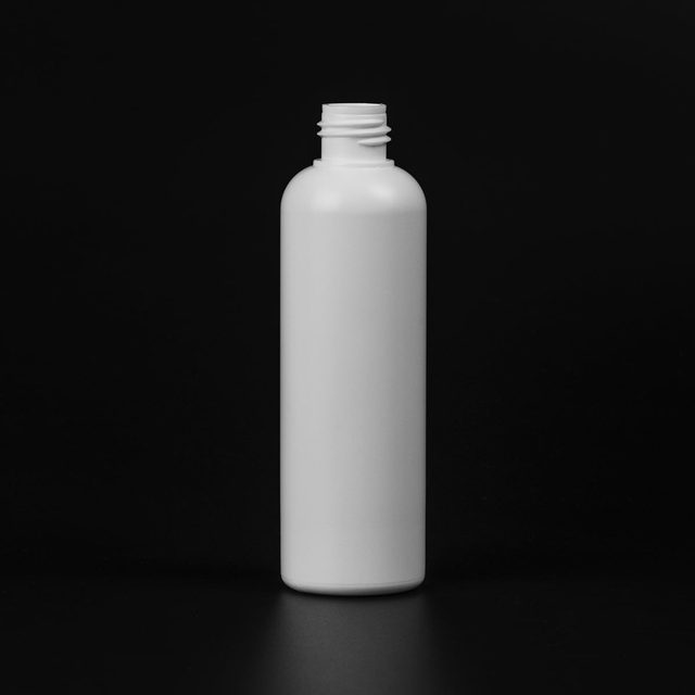 Flacon 100 ml Boston Round HDPE - wit - 20/410