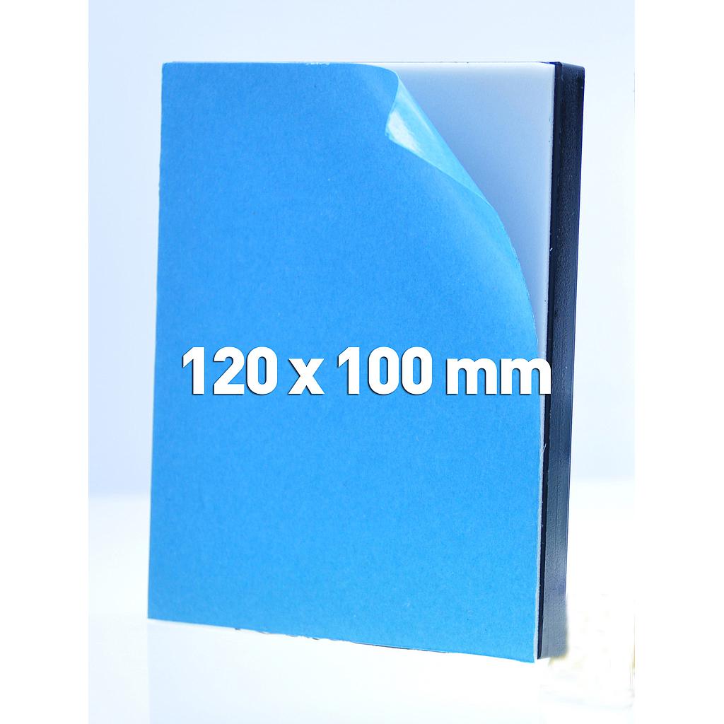 [0256] Kleefplaat "Jumbo-fix" 120 x 100 gekleefd
